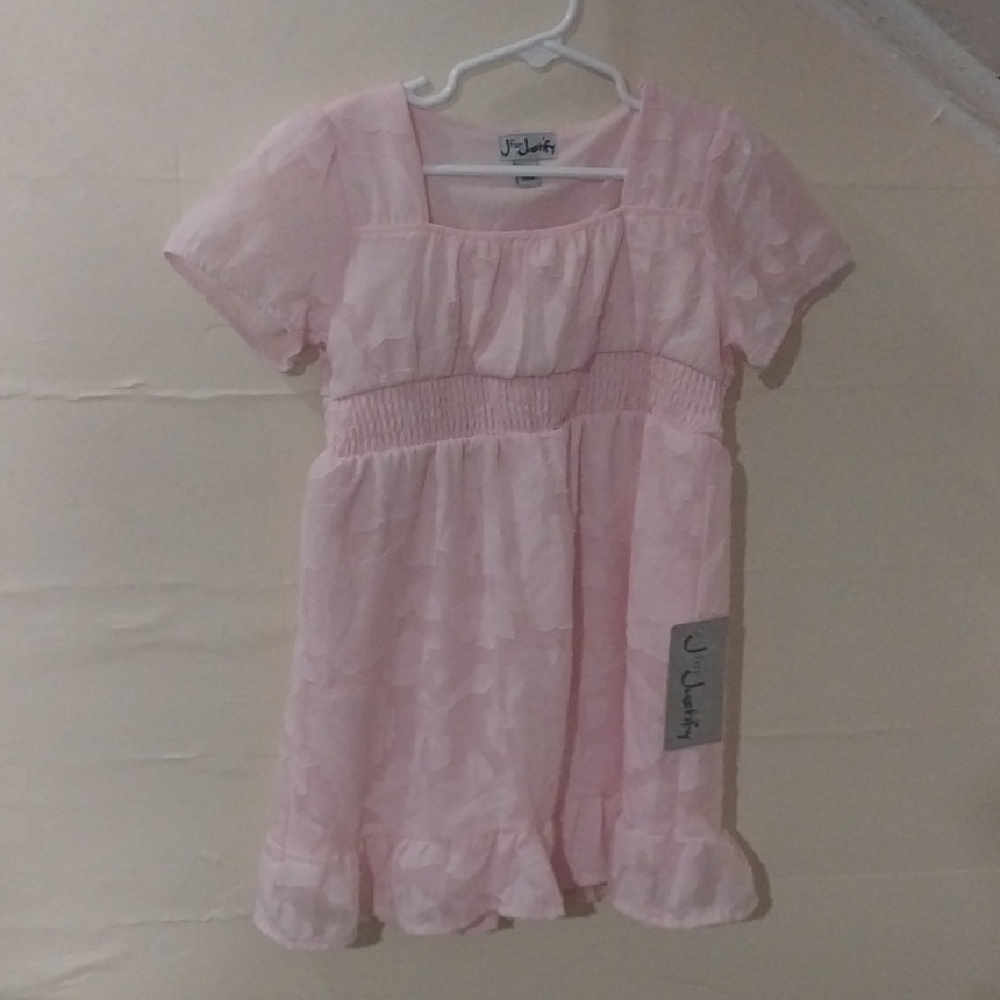 J for Justify Light Pink Kids Dress